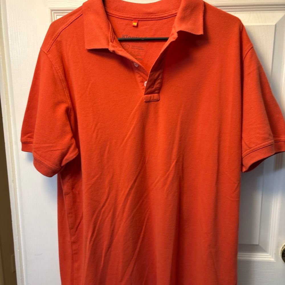 Men's Orange Polo Shirt